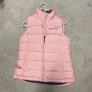 Free country pink puffer vest size womens small